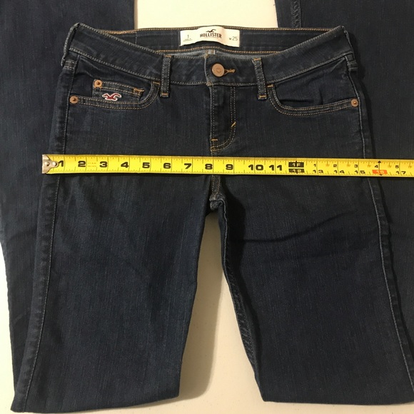 Hollister Long Flare Jeans  Sz 25 - Picture 10 of 10